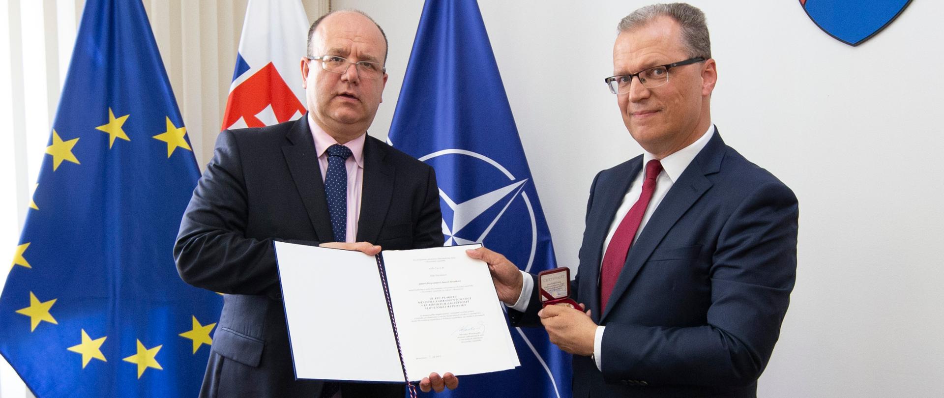 Rozlúčková návšteva veľvyslanca Poľskej republiky u ministra zahraničných vecí a európskych záležitostí Slovenskej republiky