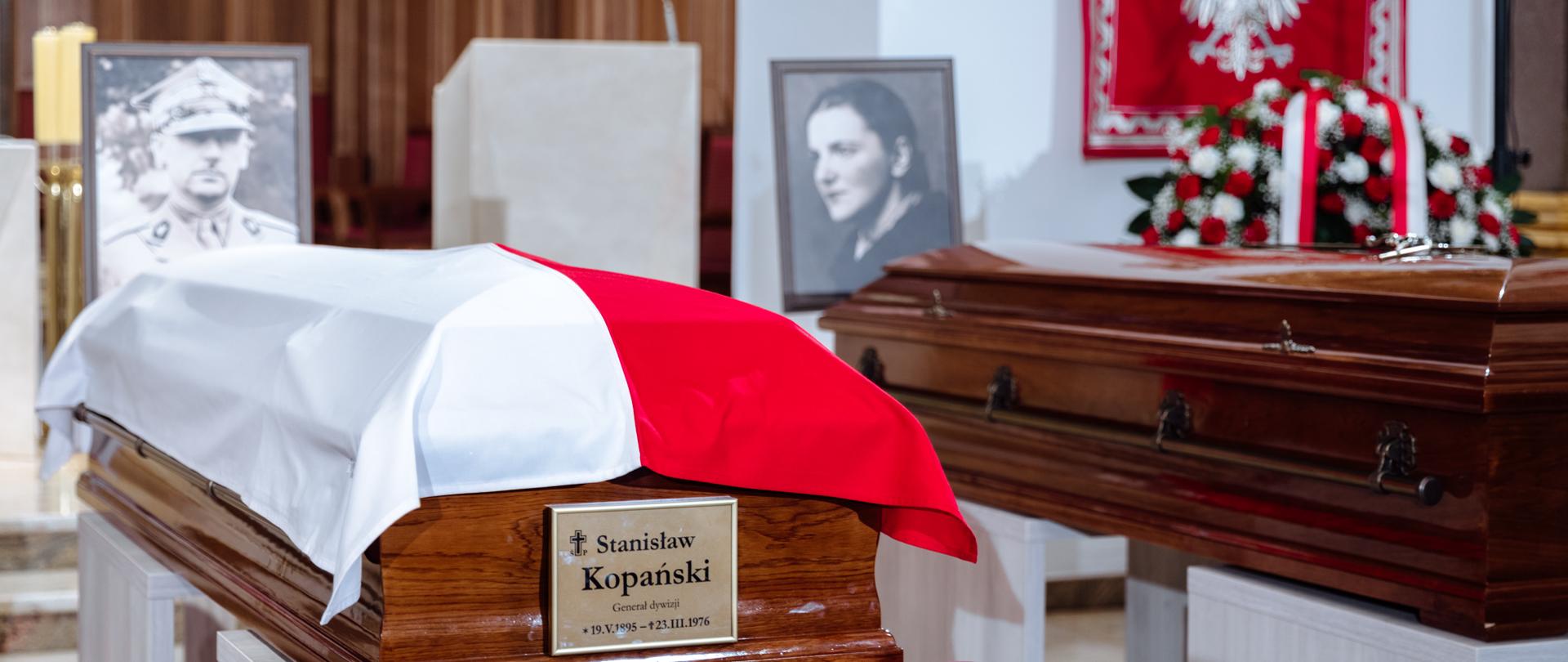 Uroczystość sprowadzenia szczątków gen. Stanisława Kopańskiego oraz ppłk. Stefana Eichlera