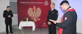 Spotkanie wigilijne w Komendzie Miejskiej PSP w Siedlcach