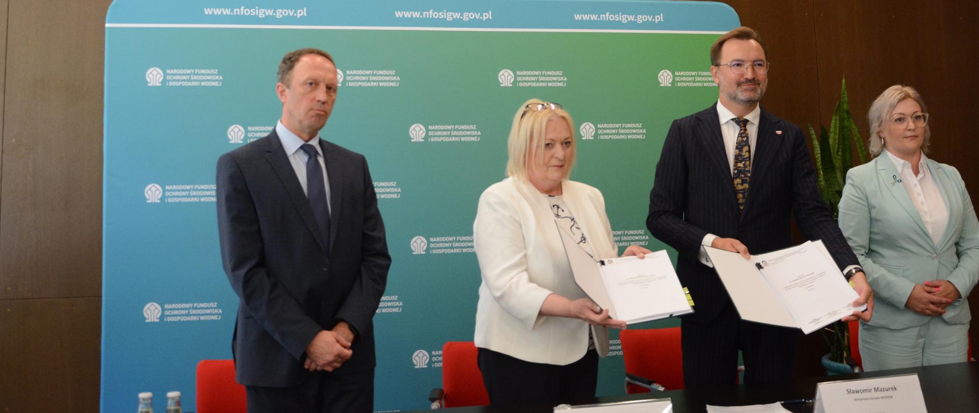 Sławomir Mazurek, zastępca prezesa zarządu NFOŚiGW w siedzibie Funduszu