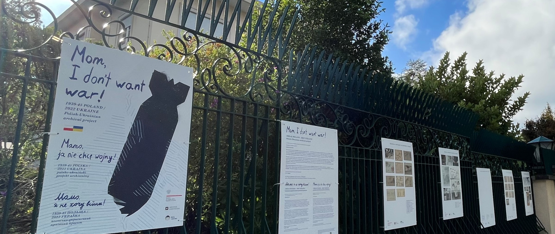 Exposição “Mom, I don’t want war! Polish-Ukrainian archival project”