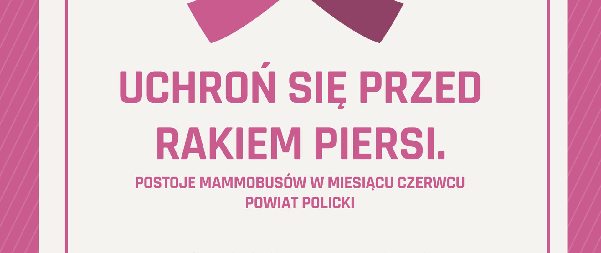 Uchroń się przed rakiem piersi_Police grafika