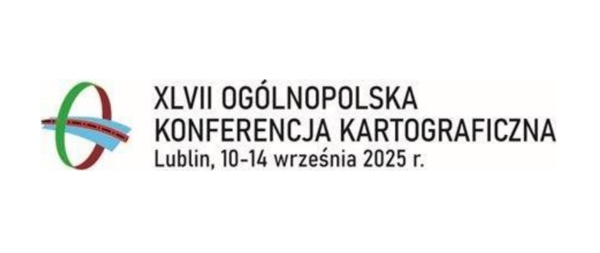 logotyp XLVII Ogólnopolskiej Konferencji Kartograficznej