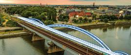 Wizualizacja nowego mostu w Krakowie