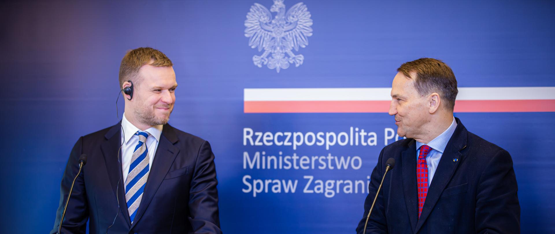 Spotkanie ministrów spraw zagranicznych Polski i Litwy