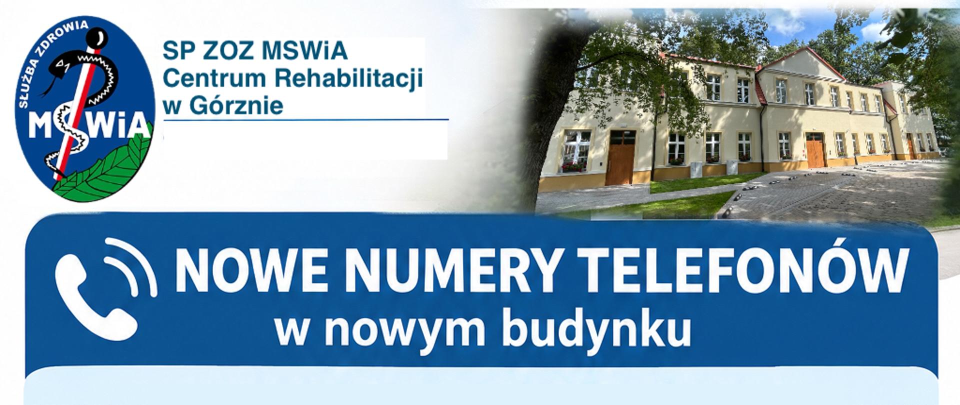  Nowe numery telefonów: Oddział Dzienny Rehabilitacji Dzieci z Zaburzeniami Wieku Rozwojowego