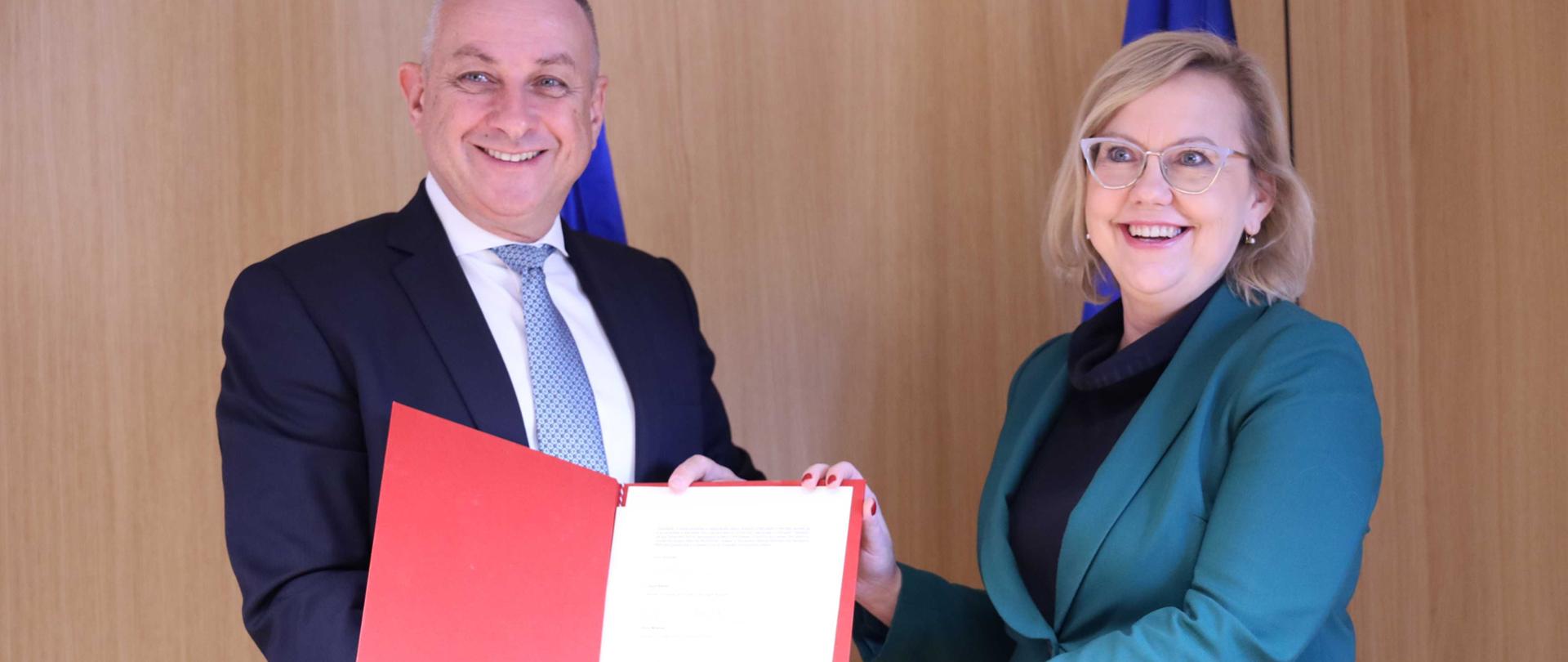 Minister Anna Moskwa podczas nadzwyczajnego posiedzenia ministrów UE ds. energii - spotkanie z Czechami 