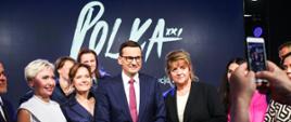 Premier Mateusz Morawiecki podczas Gali kończącej konferencję Polka XXI w. 2022