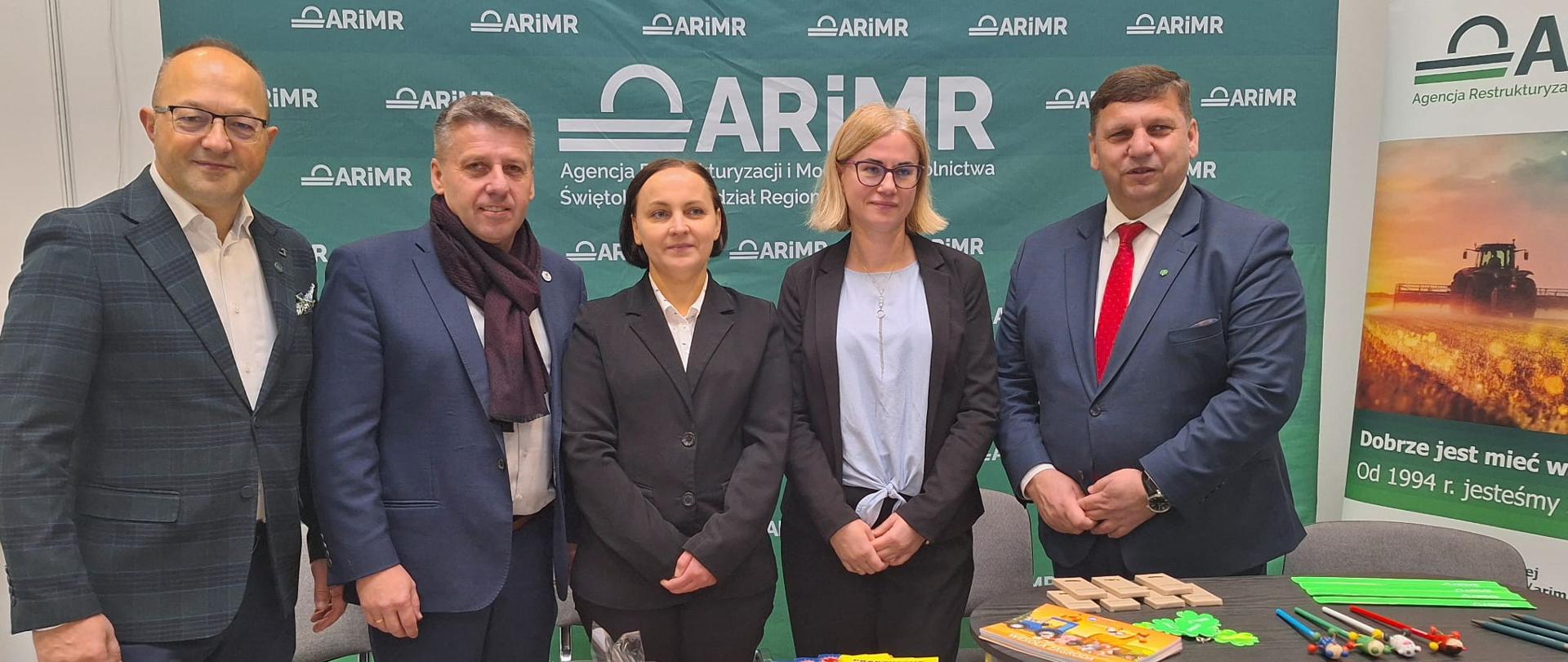 Podczas wystawy Świętokrzyski Oddział Regionalny ARiMR zorganizował stoisko informacyjne