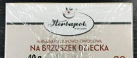 Herbapol opakowanie herbaty dla dzieci - numer partii, data do spożycia