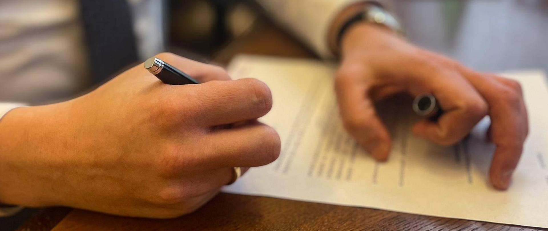 Podpisanie dokumentu