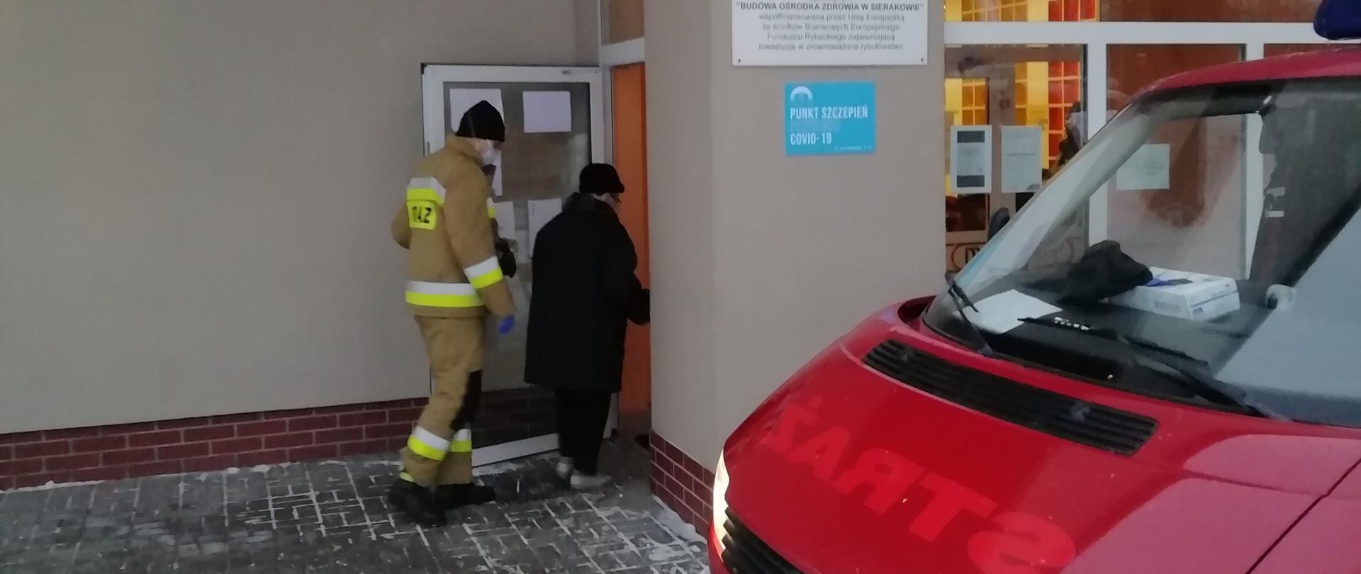 Strażacy wspierają Narodowy Program Szczepień