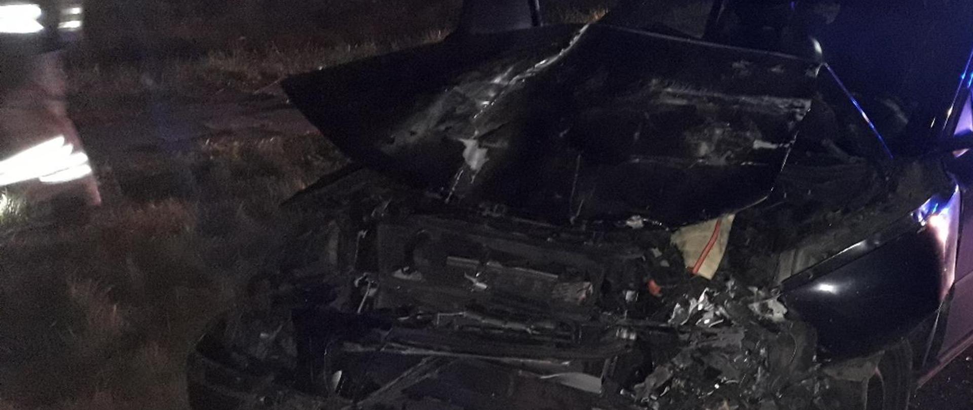 Kolizja dwóch samochodów osobowych w miejscowości Góra.