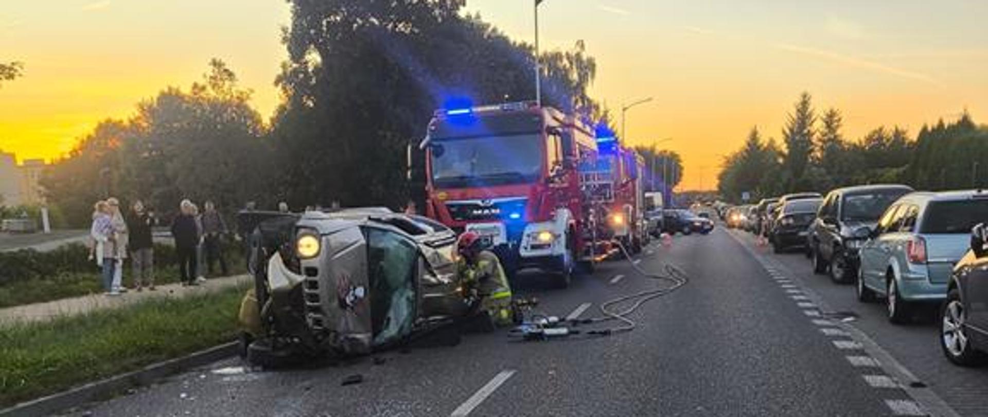 Wypadek w miejscowości Staszów