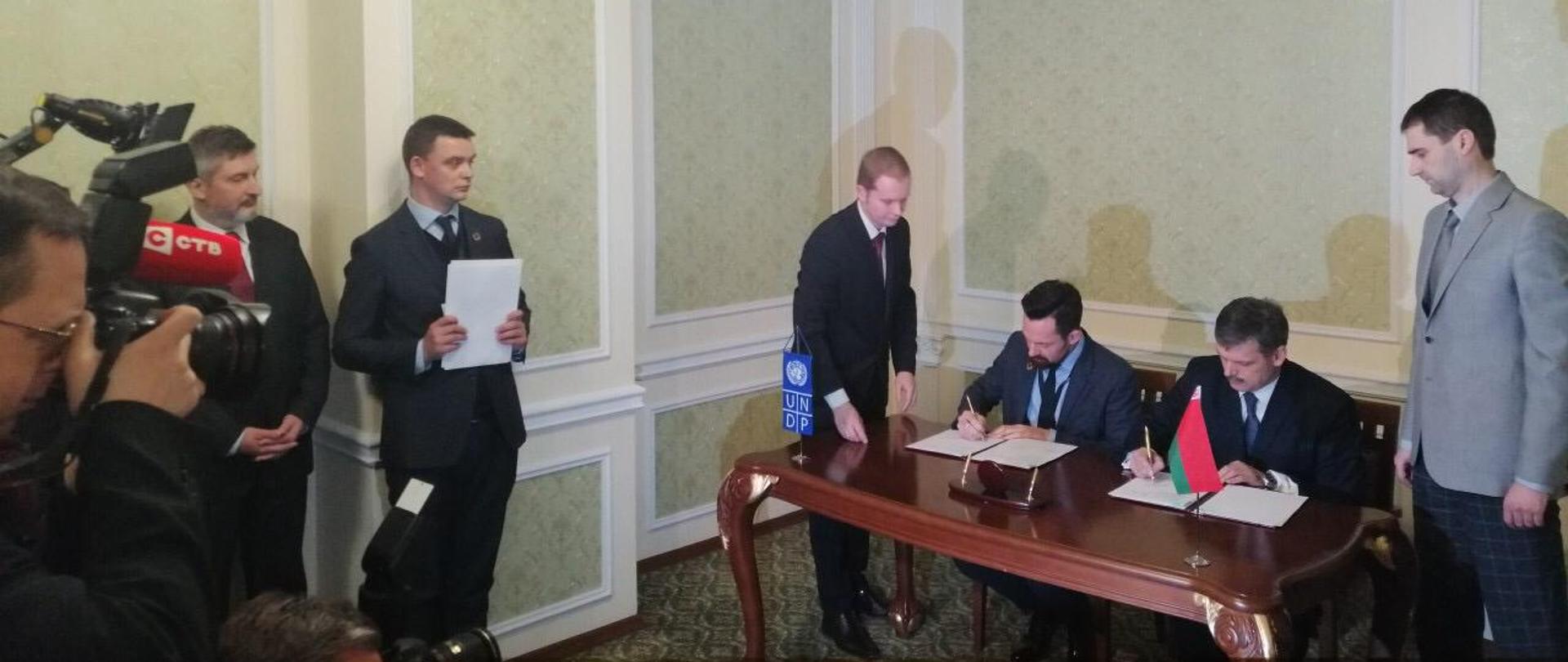 Wsparcie rozwoju przedsiębiorczości w branży turystycznej na szczeblu lokalnym w Republice Białorusi - podpisanie umowy z Min.Gospodarki Białorusi