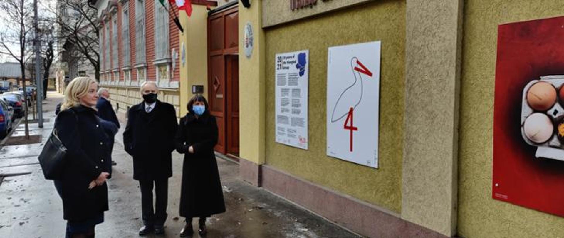 A „Visegrádi Csoport 30 éve” plakáton