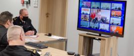 Wideokonferencja z zastępcą komendanta głównego PSP