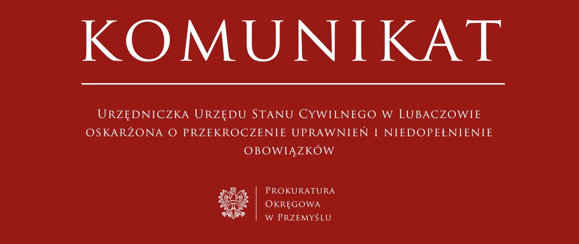 akt oskarżenia przeciwko 51-letniej urzędniczce wpisującej obcokrajowców do ewidencji ludności RP 