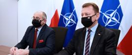 Wideokonferencja ministerialna Rady Północnoatlantyckiej NATO z udziałem ministra Zbigniewa Raua