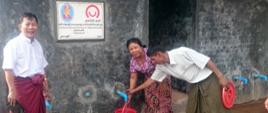 Pure tap water for the inhabitants of Myanmar. 