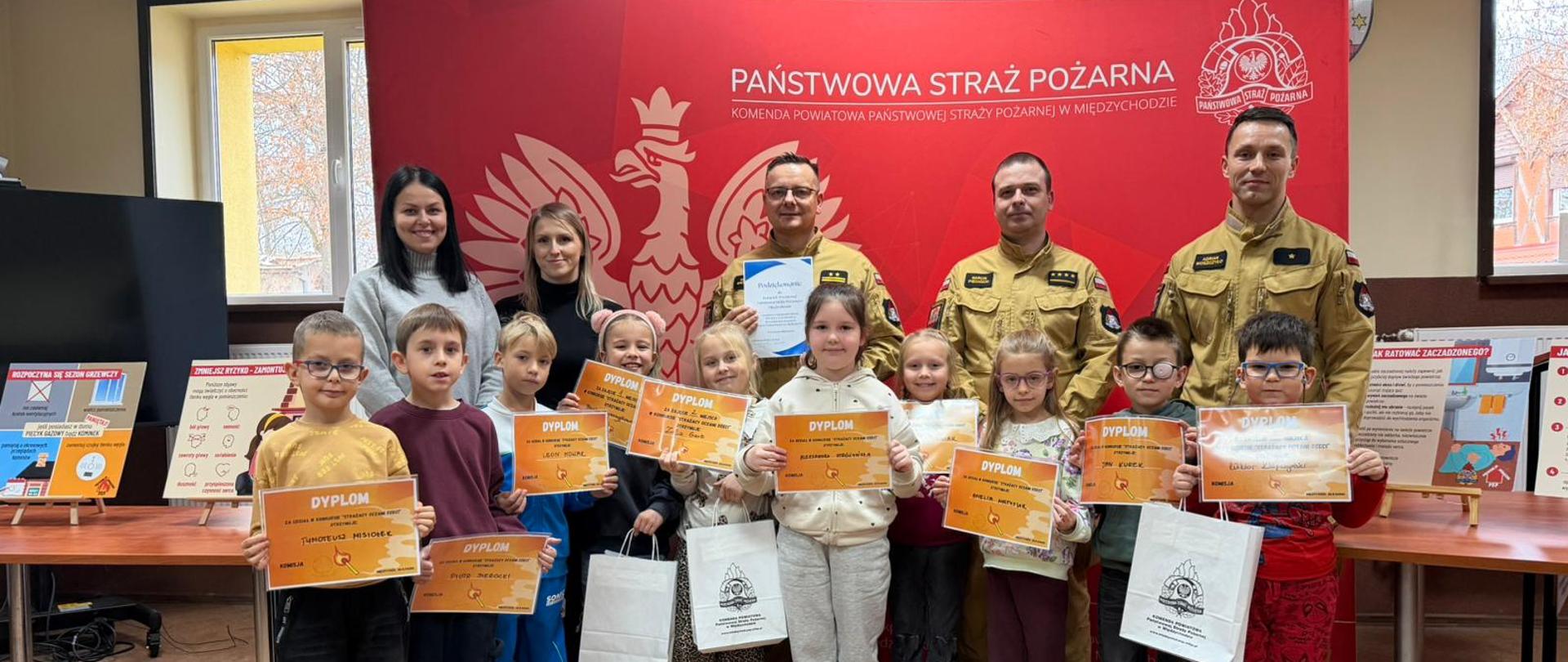 „Strażacy oczami dzieci” – rozstrzygnięcie konkursu plastycznego