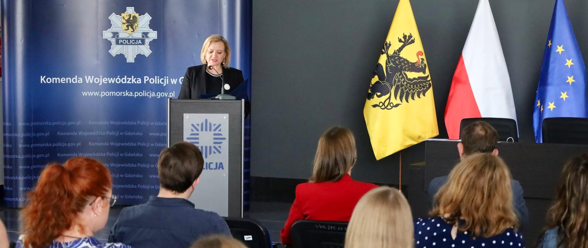 Konferencja pt. „Ochrona dzieci przed przemocą i wykorzystaniem, podsumowująca cykl szkoleń dla funkcjonariuszy z województwa pomorskiego
