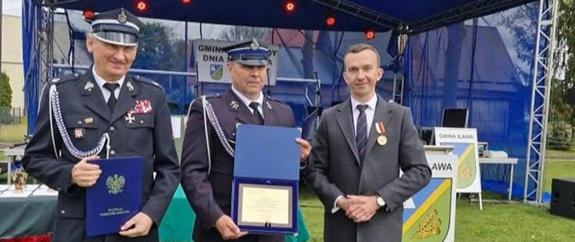 Wicewojewoda Mateusz Szauer na jubileuszu 75-lecia OSP w Gałdowie