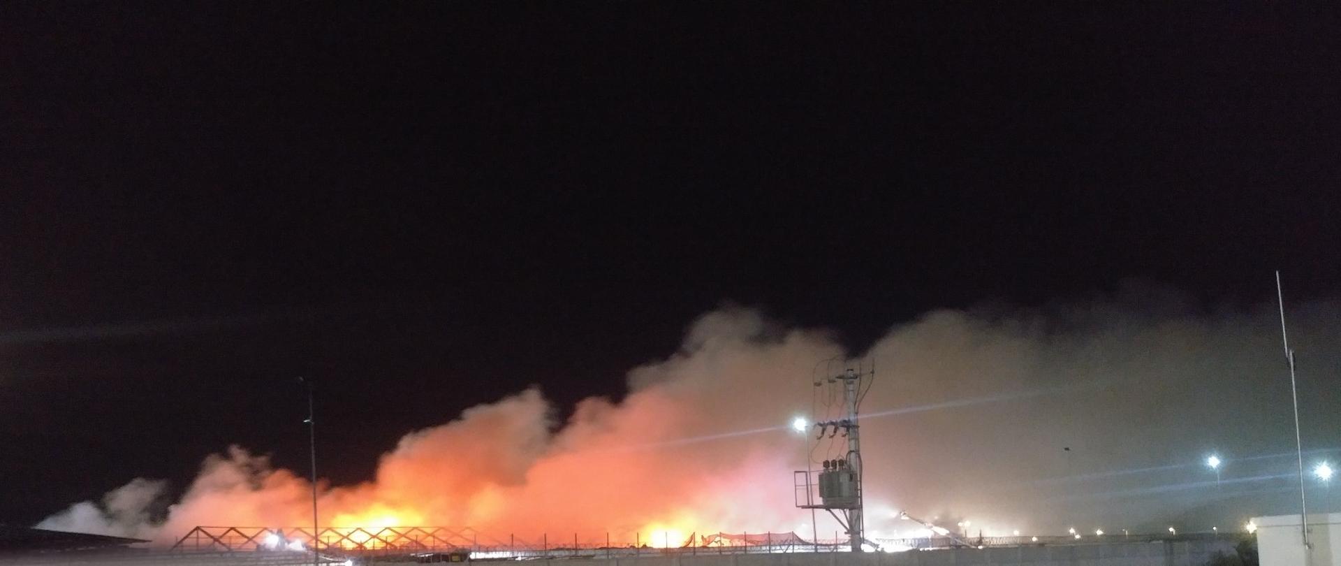 Pożar w miejscowości Osła 