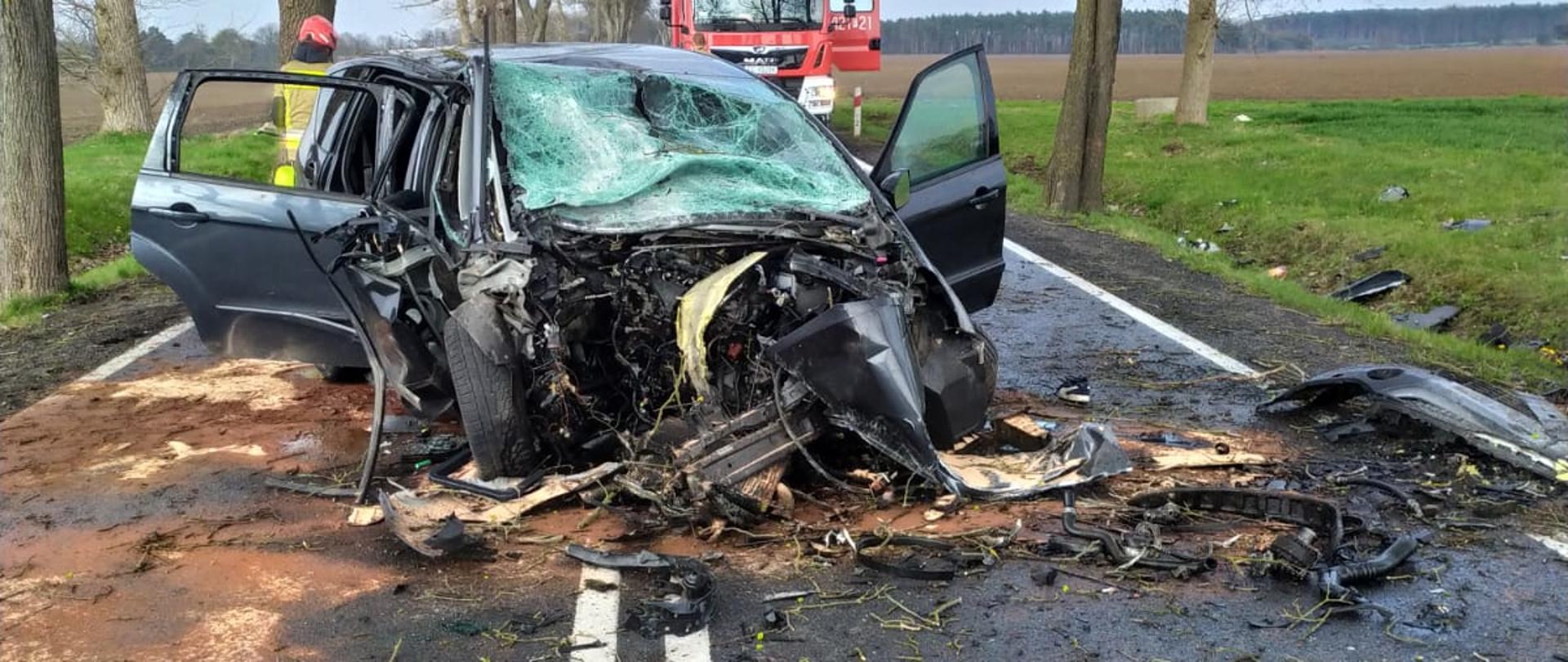 Skąpe, DW 276 - wypadek drogowy z dnia 18.04.2021 r. 