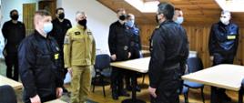 Wizyta Zastępcy Mazowieckiego Komendanta Wojewódzkiego PSP u ostrowskich strażaków