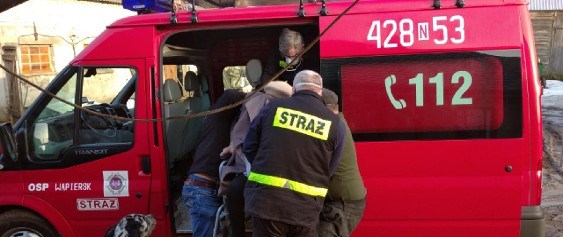 Strażacy OSP Wąpiersk wspierają Narodowy Program Szczepień