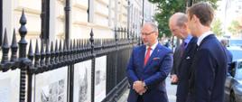 Duke of Kent opens #BoBPoles80 exhibition at the Polish Embassy, accompanied by Polish Ambassador Arkady Rzegocki