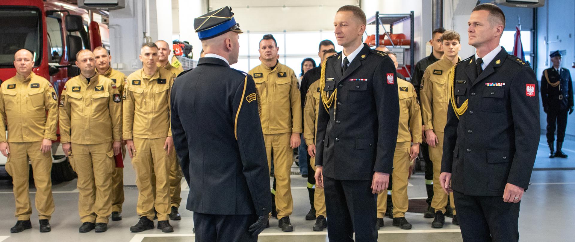 Uroczysta zbiórka z okazji powołania Zastępcy Komendanta Miejskiego PSP w Rybniku
