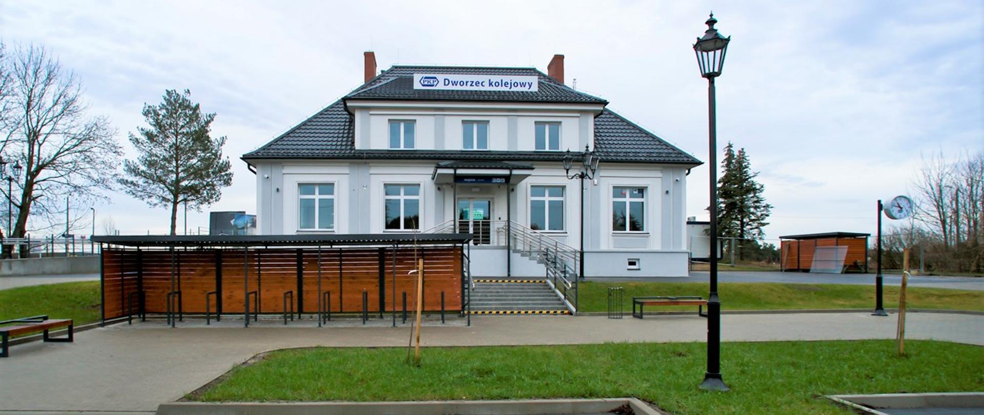 Budynek dworca Siemiatycze