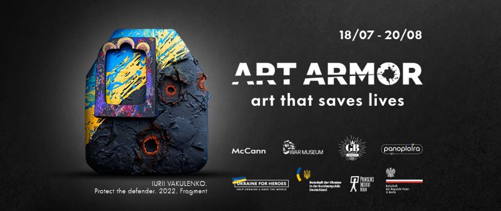 Sztuka, która ratuje życie – ukraińska wystawa ArtArmor