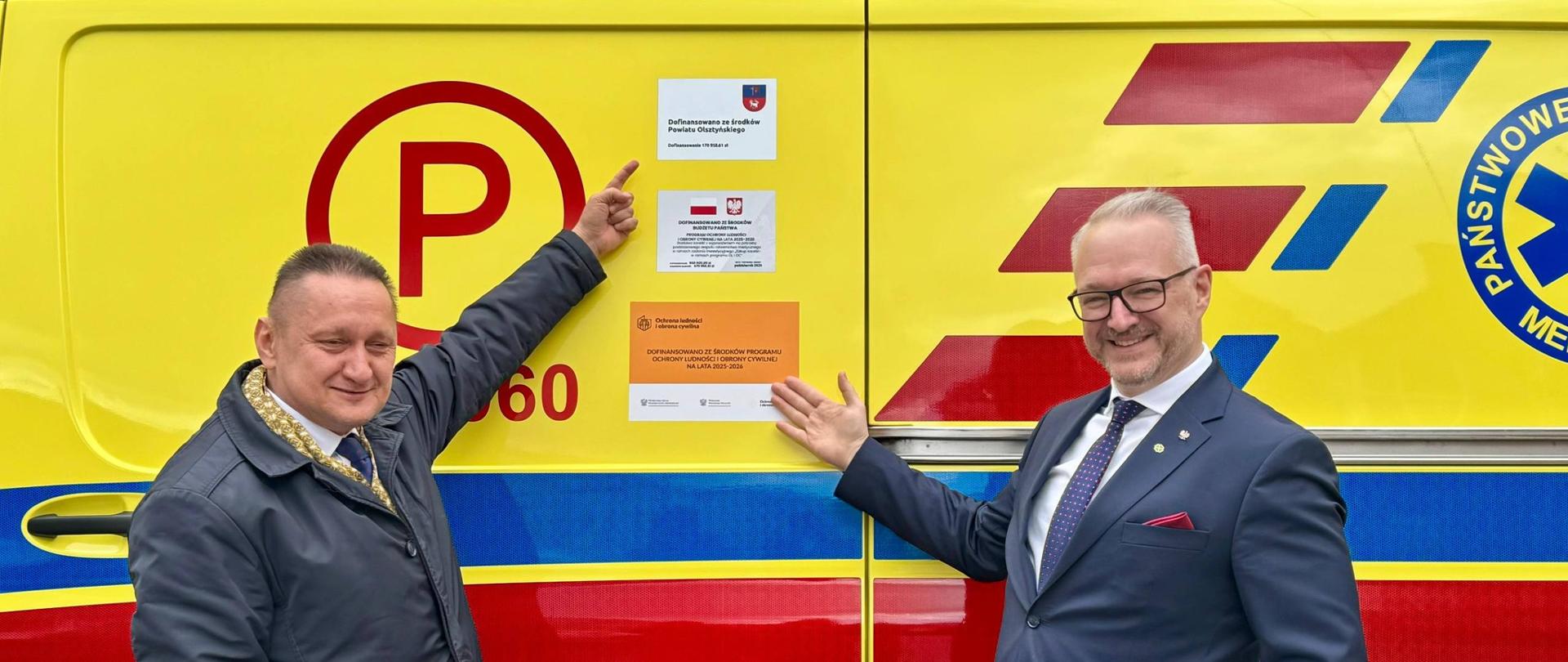 Wojewoda przekazał sprzęt dla Starostwa Powiatowego w Olsztynie z POLIOC