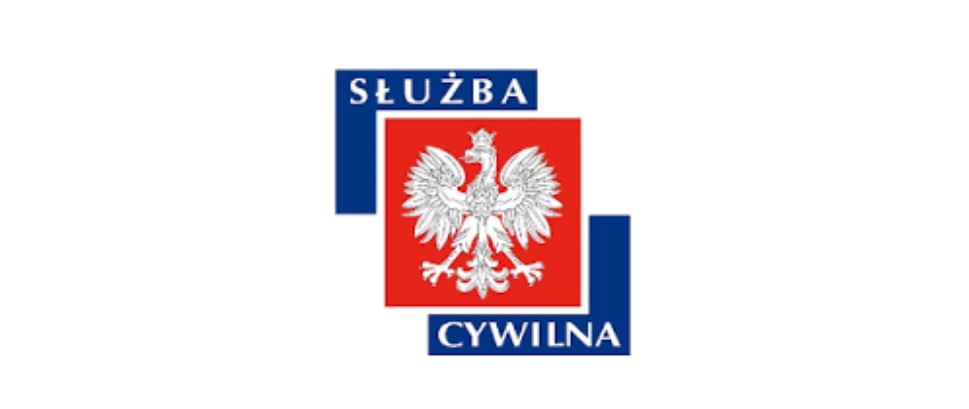 Grafika przedstawiająca logo korpusu służby cywilnej