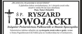 Nekrolog Ryszard Dwojacki