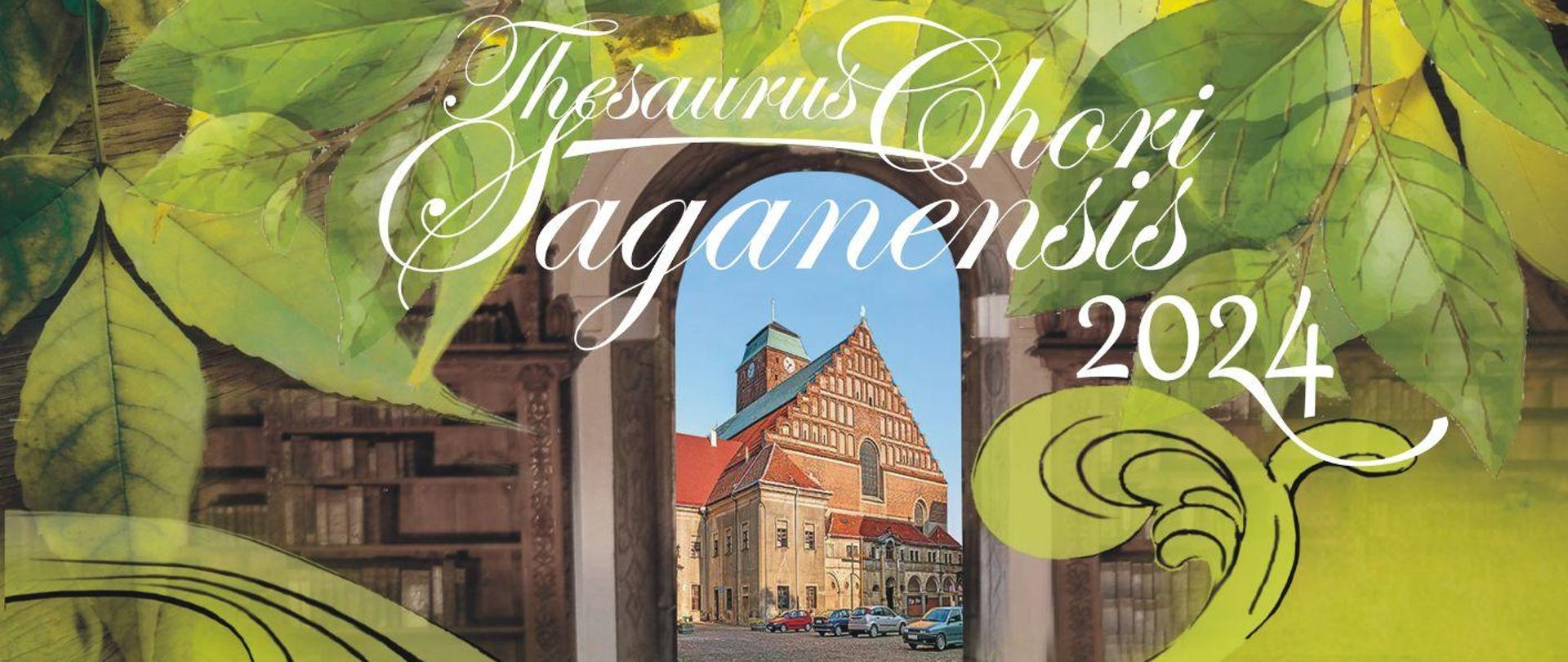 Na zielonym tle, w centralnej części zdjęcie kościoła pod wezwaniem Wniebowzięcia Najświętszej Maryi Panny w Żaganiu. W centralnej części nazwa zespołu: Cappella Viridimontana, wykonawcy i program koncertu.Niżej, na niebieskim poziomym pasku data i miejsce koncertu. Na dole, na białym pasku logotypy partnerów projektu.