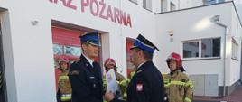 Awanse na wyższe stanowiska służbowe w Komendzie Powiatowej Państwowej Straży Pożarnej w Obornikach.