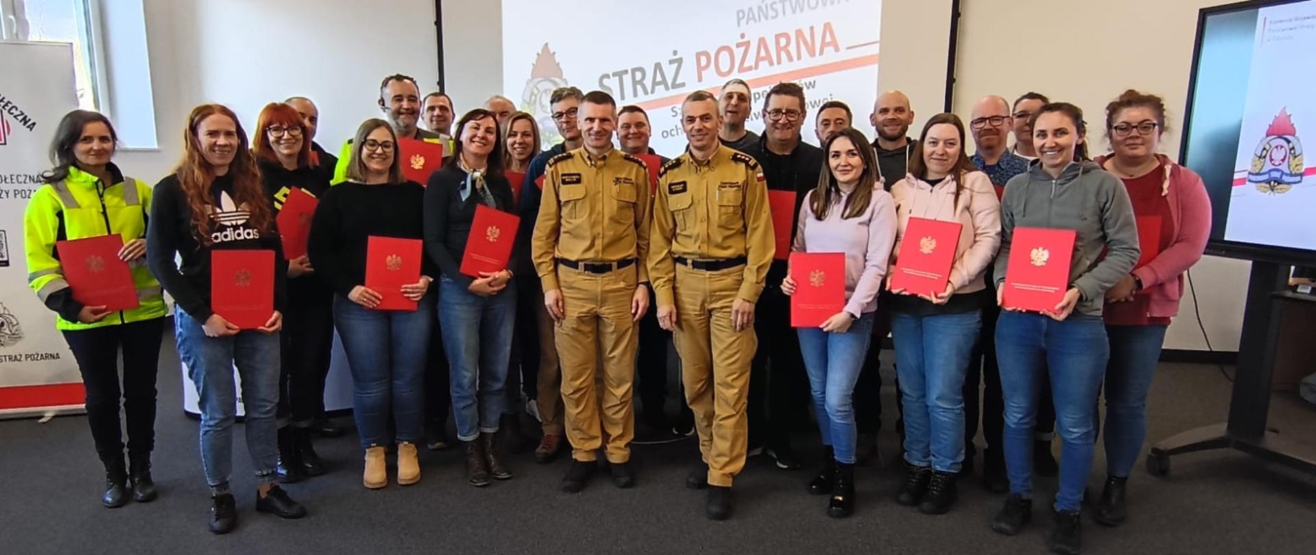 szkolenie aktualizujące inspektorów ochrony przeciwpożarowej.