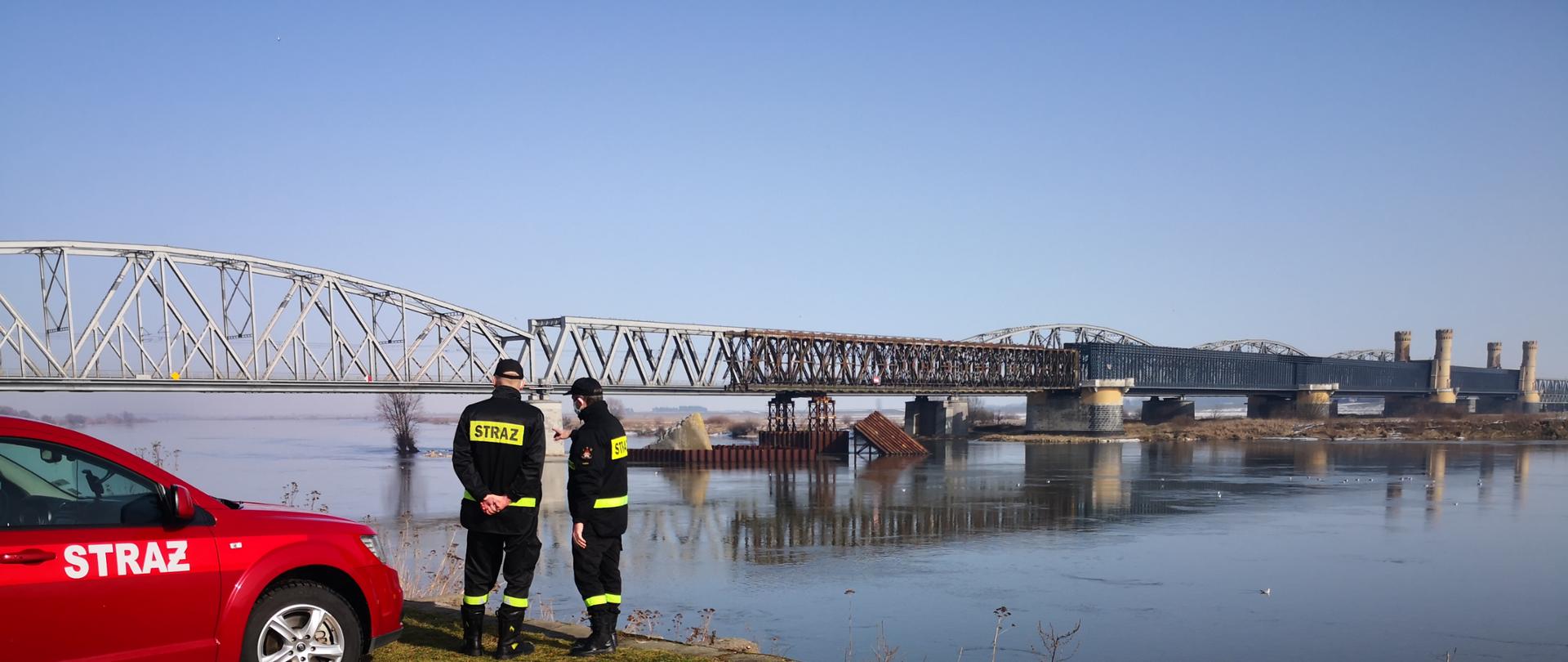 kontrola poziomu rzeki Wisły w związku z zagrożeniem powodziowym