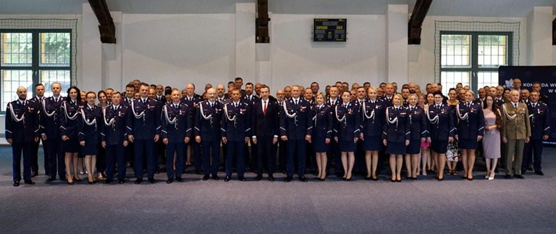 Uroczystość przekazania i objęcia obowiązków Zastępców Komendanta Wojewódzkiego Policji w Olsztynie