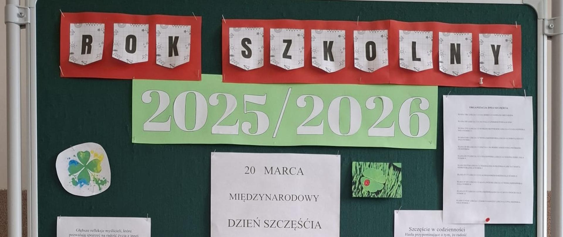 Plakat promujący dzień