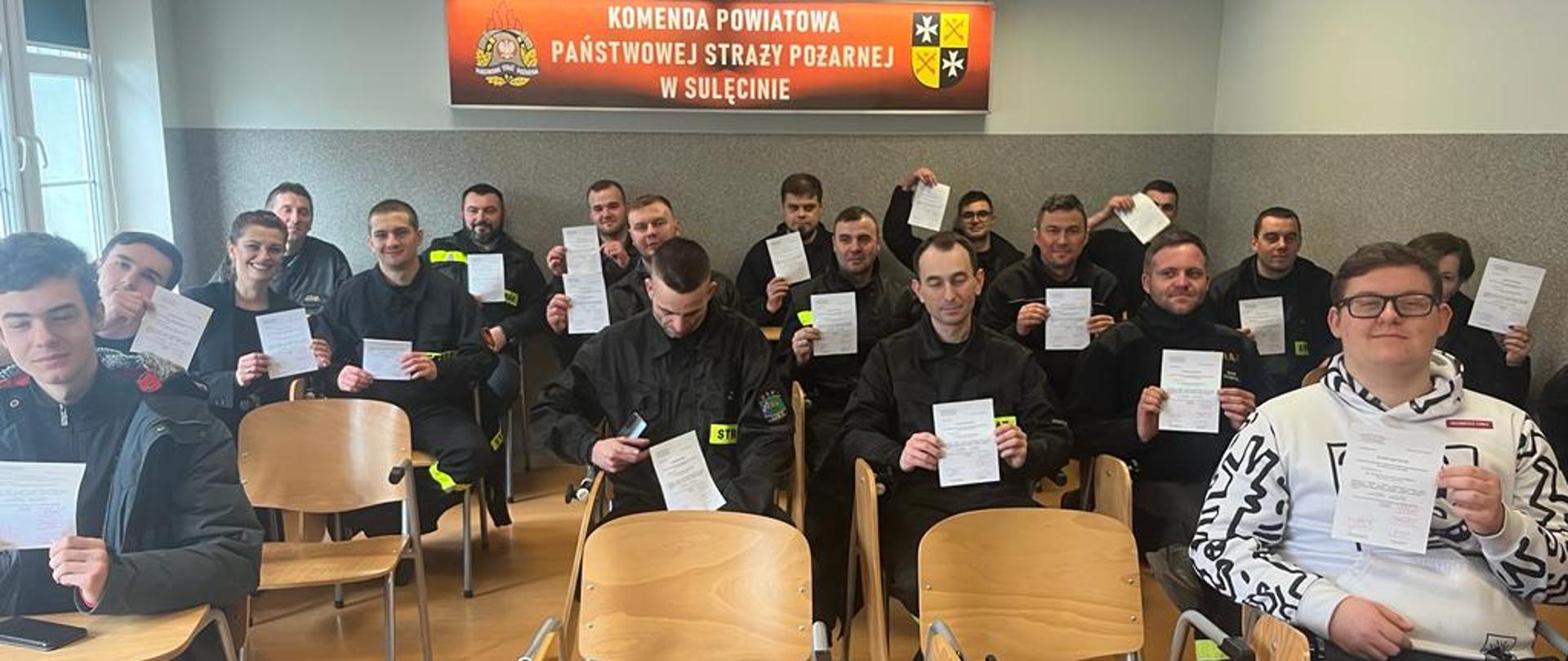 Zakończenie kursu kwalifikowanej pierwszej pomocy dla OSP