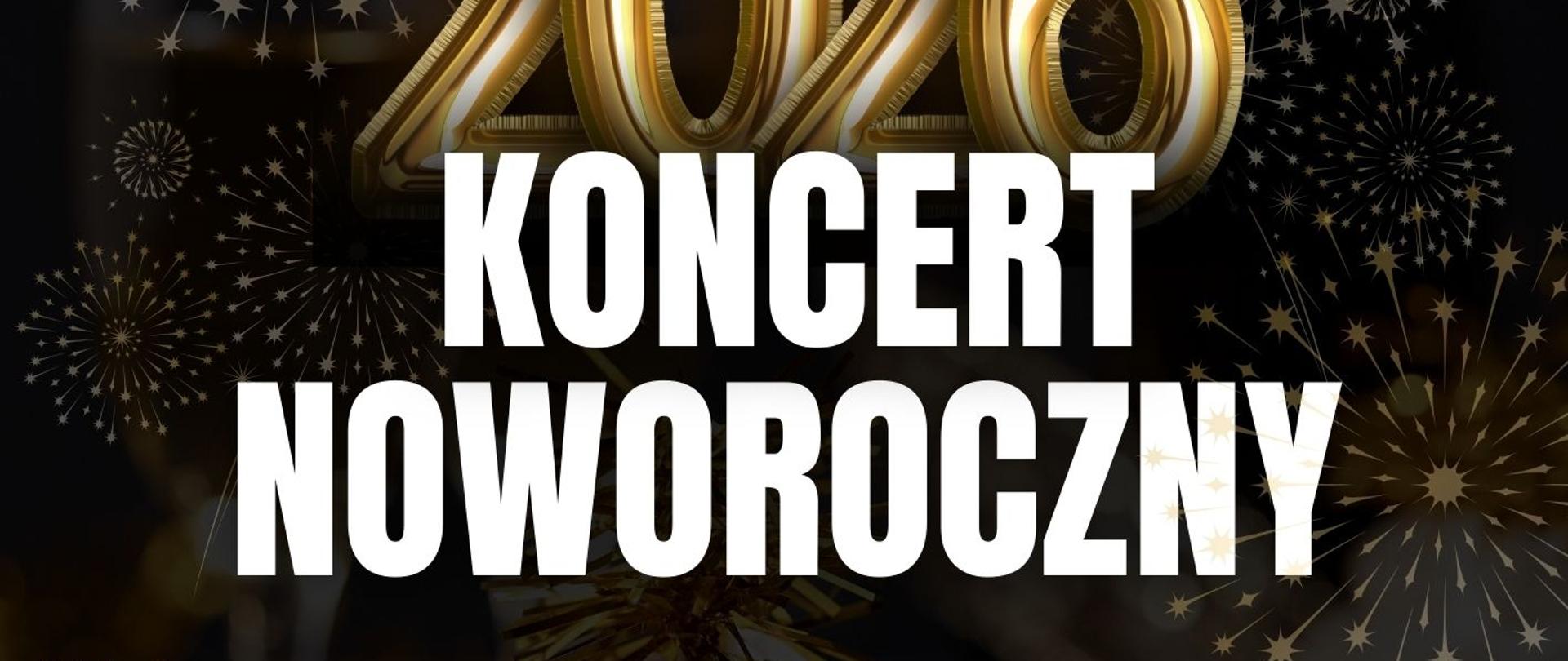 Plakat ma pionowy układ i utrzymany jest w eleganckiej, noworocznej stylistyce. Tło jest czarne, a całość zdobią złote fajerwerki i rozbłyski światła, kojarzące się z sylwestrem i świętowaniem.
W centralnej części plakatu bardzo dużą uwagę przyciąga napis „2026” wykonany w formie złotych, trójwymiarowych cyfr, przypominających balonowe cyfry napełnione helem. Poniżej, dużymi białymi literami, znajduje się tytuł wydarzenia:
„Koncert Noworoczny”.
W górnej części plakatu, po lewej stronie, umieszczone jest logo Państwowej Szkoły Muzycznej I i II stopnia im. Grzegorza Fitelberga w Chorzowie. Po prawej stronie znajduje się logo Państwowej Szkoły Muzycznej I i II stopnia im. prof. Józefa Świdra w Jastrzębiu-Zdroju.
Niżej, na tle złotych dekoracji, znajduje się sekcja zatytułowana „Wykonawcy”. Wymieniono tam:
orkiestry dęte Państwowej Szkoły Muzycznej I i II stopnia im. Grzegorza Fitelberga w Chorzowie,
orkiestry dęte Państwowej Szkoły Muzycznej I i II stopnia im. prof. Józefa Świdra w Jastrzębiu-Zdroju,
informację, że koncert odbędzie się pod batutą mgr Emilii Głombicy,
oraz że wystąpią soliści z klasy wokalnej mgr Moniki Dzwonnik.
W dolnej części plakatu, złotymi i białymi literami, podana jest data i godzina wydarzenia:
20 stycznia 2026 roku, wtorek, godzina 18:00.
Na samym dole znajduje się informacja o miejscu:
Aula im. A. Gabrylewicza PSM, ul. gen. Henryka Dąbrowskiego 43, Chorzów.
W prawym dolnym rogu umieszczono informację: „Wstęp wolny”.