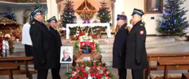 Ostatnie pożegnanie ks. Piotra Falińskiego oraz st. bryg. w st. spocz. Ryszarda Dwornika
