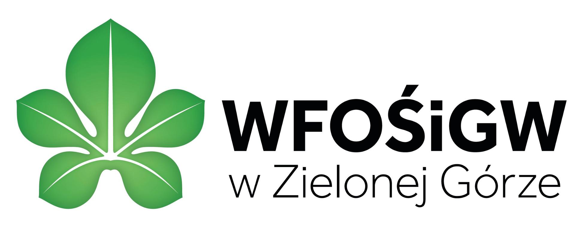 Widok grafiki przedstawiającej logotyp Wojewódzkiego Funduszu Ochrony Środowiska i Gospodarki Wodnej w Zielonej Górze