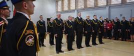 Uroczysta zbiórka w Komendzie Wojewódzkiej PSP w Katowicach