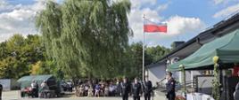 Przemowa Komendanta Powiatowego na placu OSP Sokółka